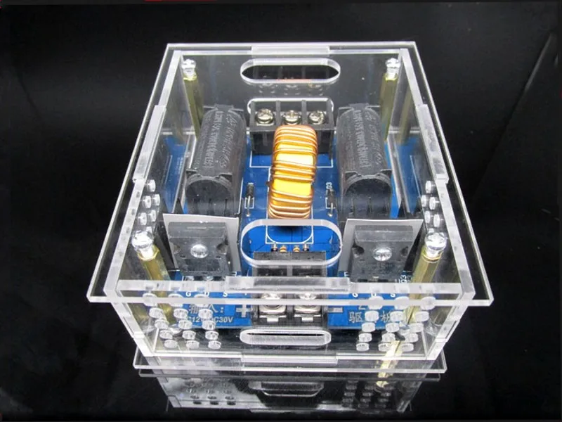 ZVS Tesla катушка драйвер платы/генератор Маркса/Jacob's лестница Высокое напряжение питания DC 12 В 24 в 19 в с Чехол