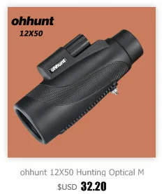 Ohhunt A1 10X50 Охота бинокль широкоугольный Fogproof телескоп мощный яркий оптика для кемпинга смотреть Футбол пеший Туризм