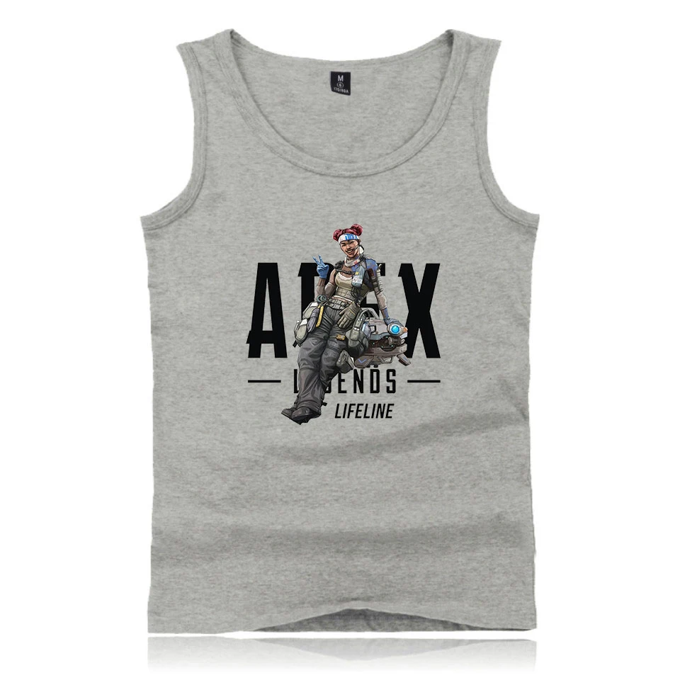 Повседневные топы на бретельках Apex Legends Tank Hot Game Мужская домашняя кофта с круглым горлом летняя майка Apex Legends принт Топы Одежда