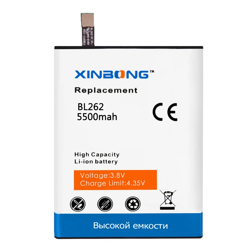 

BL262 for lenovo P2C72 for VIBE P2 batteries with tracking number