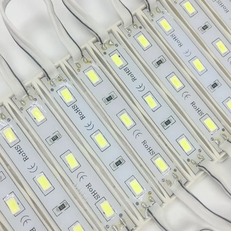 

Waterproof 5730 SMD LED Module 3 pieces LED;DC12V input,2000pcs /lot free shipping