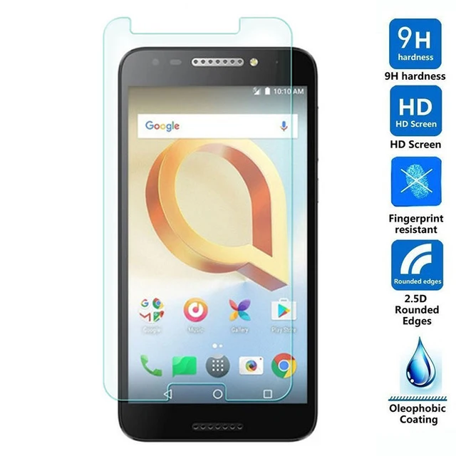 Закаленное стекло 2.5D для Alcatel A30 Plus защитная пленка Взрывозащищенная Защита