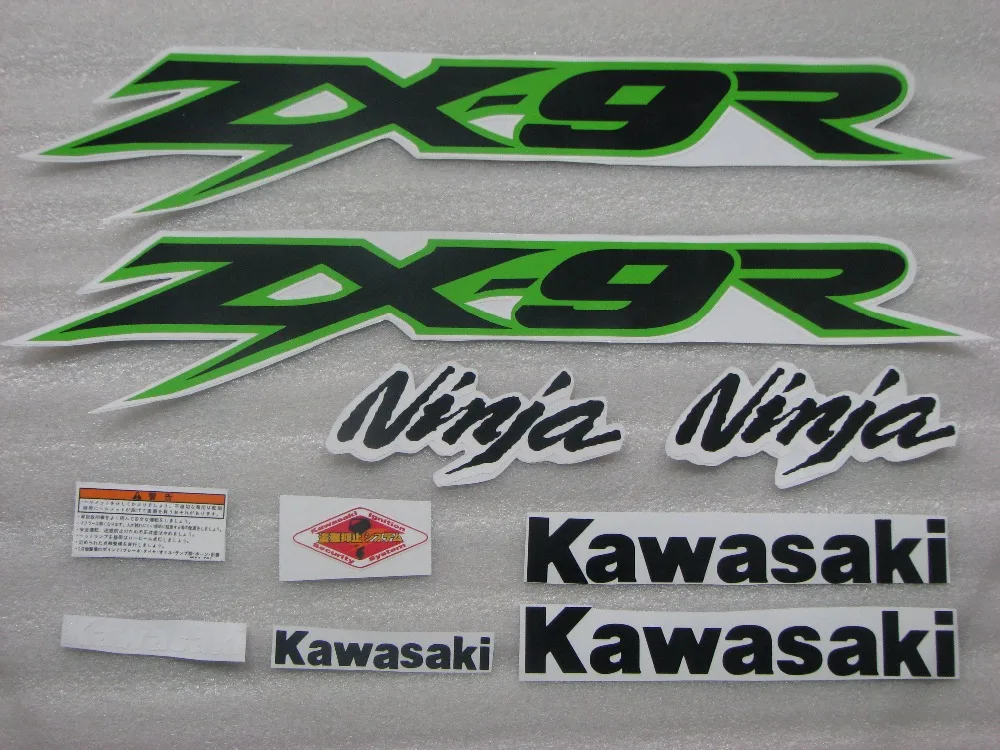 

Free Shipping Motorcycle Sticker for Kawasaki Ninja ZX9R ZX-9R Whole body 3M 2 Color