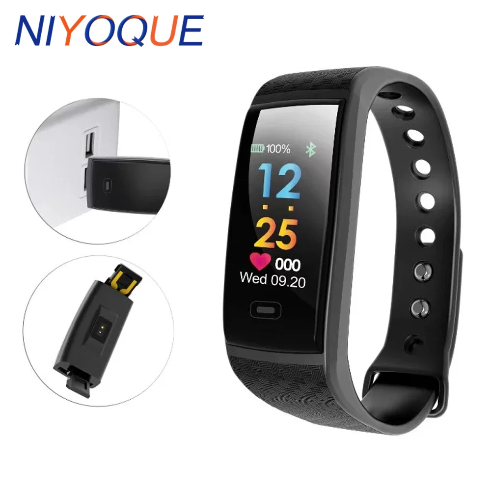 

CK17S Smart Band Blood Color Pressure Heart Rate Monitor Wrist Watch Bracelet Fitness Bracelet Tracker Pedometer Wristband