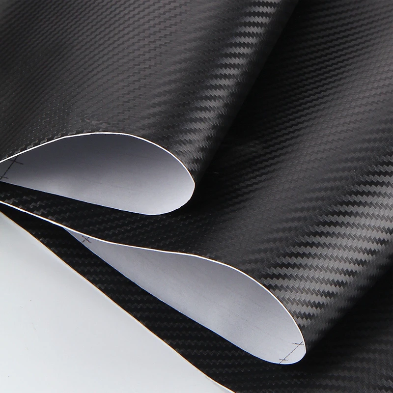 

New Car 3D Carbon Fiber Vinyl Foil Film Wrap Roll Sticker Decal Black Practical