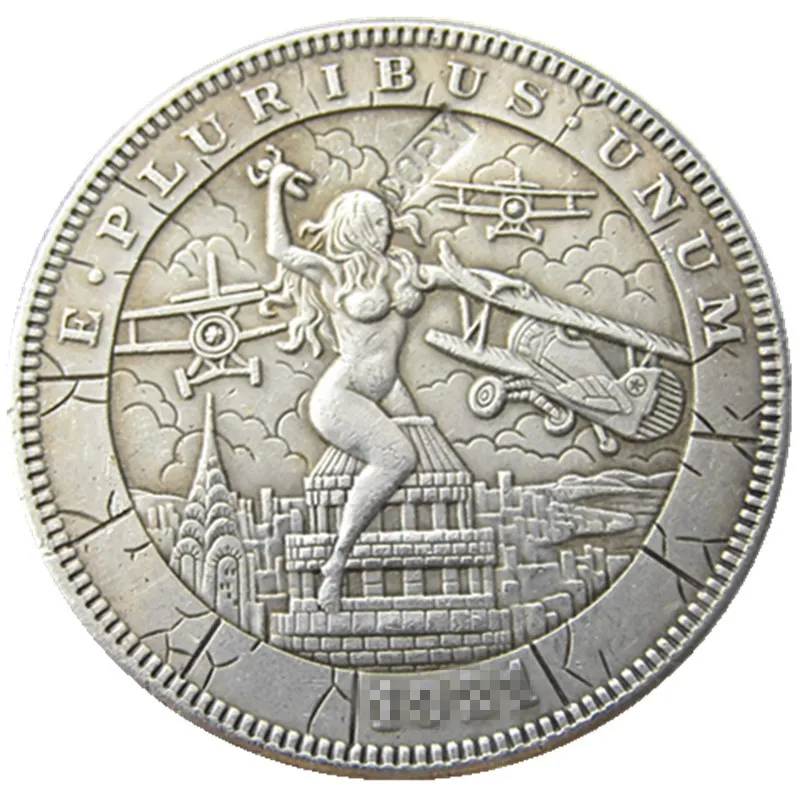 

HB(11)US 1921 P-CC-S-O Morgan Dollar Silver Plated Copy Coins