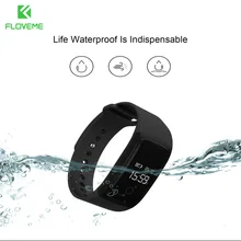 FLOVEME A9 Sport Passometer Heart Rate Monitor Bluetooth 4.0 For iPhone Samsung Smart Watch Men Women Android iOS Bracelet Clock