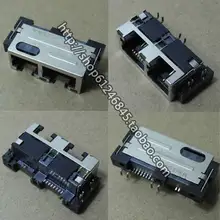 Free shipping For the original notebook phone line interface + network cable interface Rj11 + RJ45 03