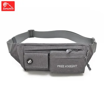 

Outdoor Sports Running Waist Bag Leisure Men Women Riding Shoulder bag Phone Money Earphone Belt Multi-pockets Bag Packs