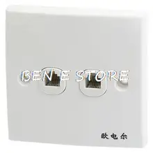 AC 250 V 10A пластиковая телефонная розетка настенная панель