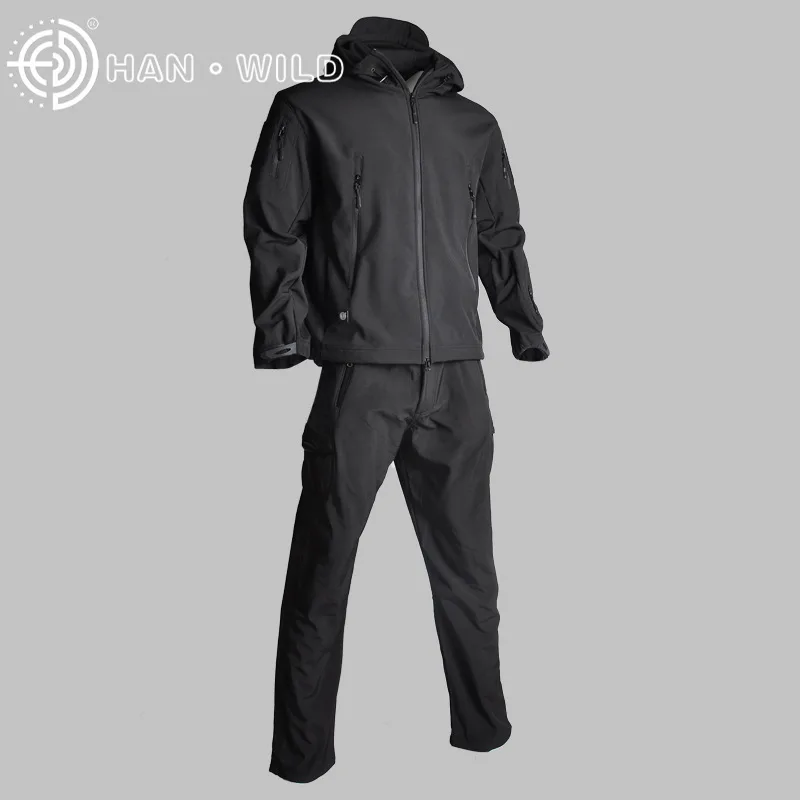 Sharkskin Softshell TAD мужская куртка или брюки тактический Набор Военная охотничья одежда ветрозащитная водонепроницаемая куртка для походов и кемпинга