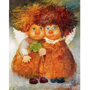 

NEW Diy Diamond Mosaic Painting Embroidery With Diamonds Crafts Needlework Gift For Wall Art Home Decor Angel Friend R49