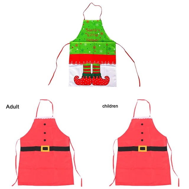 Non Woven Christmas Aprons Adult Santa Claus Aprons Women Men And Kid Dinner Party Cooking Non Woven Christmas Aprons Adult Santa Claus Aprons Women Men And Kid Dinner Party Cooking