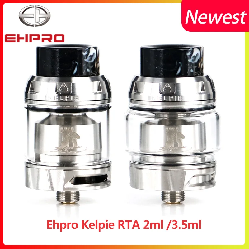 Electronic cigarette Vape tank Ehpro Kelpie RTA 2ml /3.5ml Capacity dual-post build deck & Honeycomb Air Slot VS Zeus X RTA