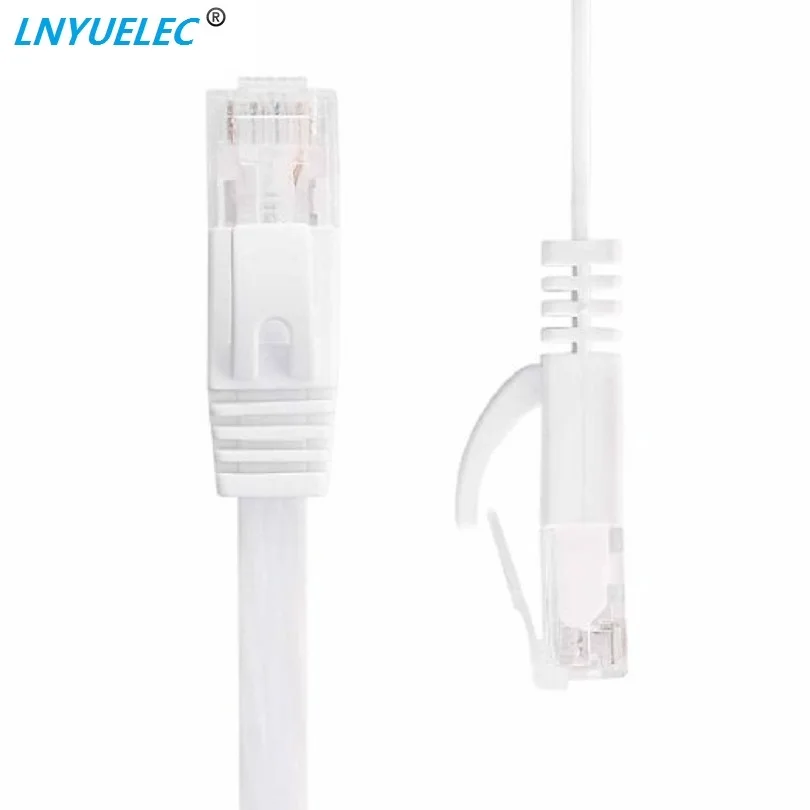 10 упаковок 2 м 6 футов кабель CAT6 плоский UTP Ethernet сетевой RJ45 соединительный LAN| |