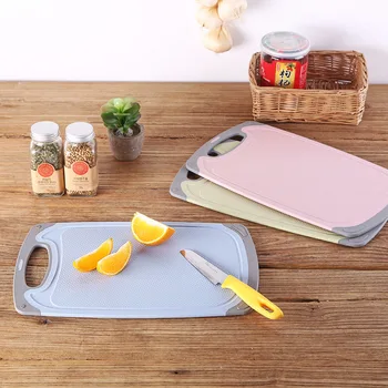 

Wheat straw vegetable board Mildew proof Kitchen Plastic knife plate Chopping board household Fruit and vegetable board panel