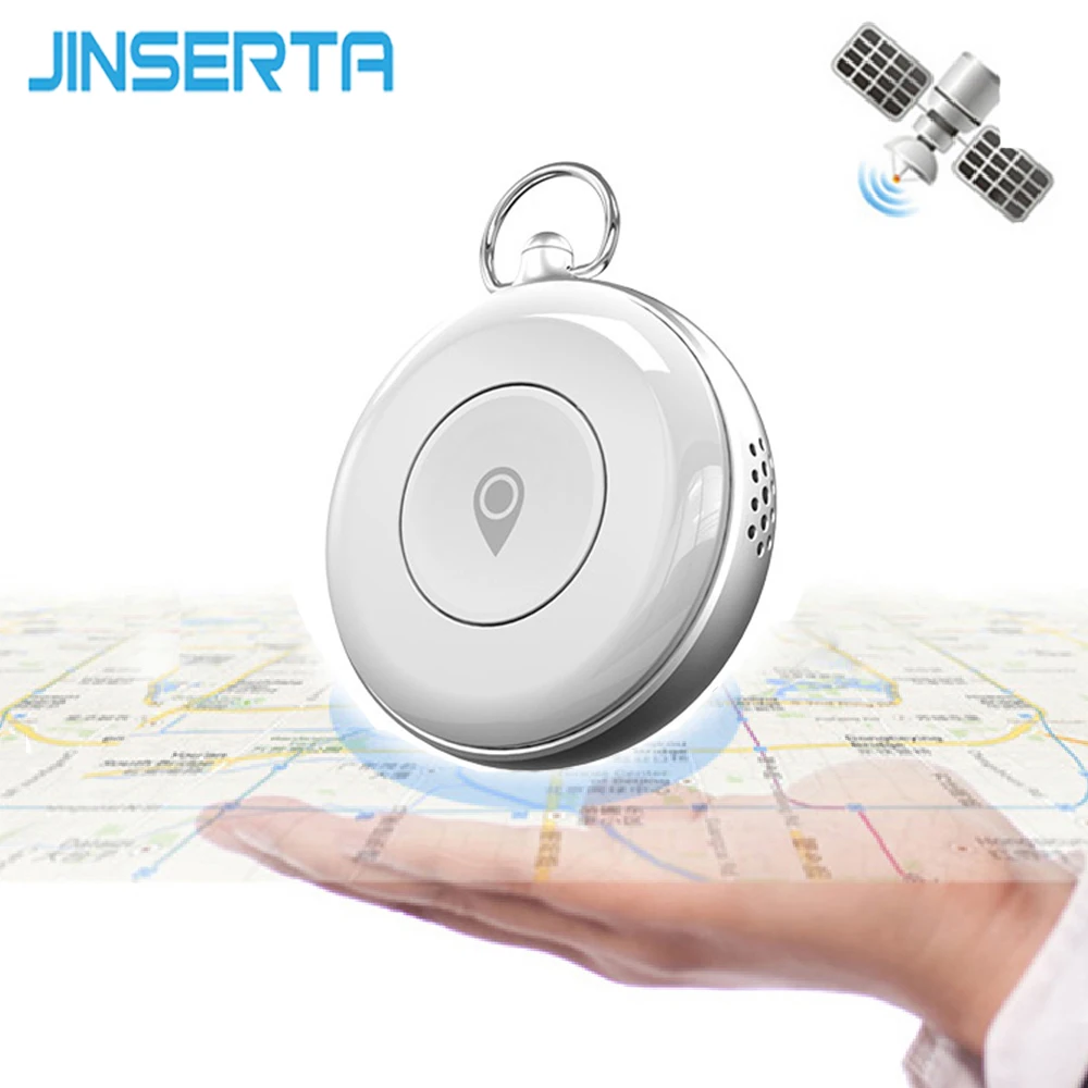 

JINSERTA Mini Waterproof Vehicel GPS Tracker Multi-Function Locate Pocket Watch SOS Alarm Listen Remotely for Car Kids Elder