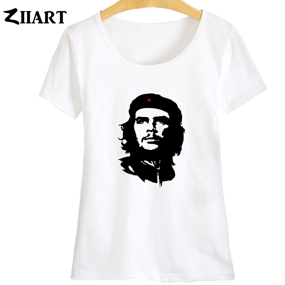 

Che Guevara Berets C.C.C.P. USSR Anarchy Raised Fist Hammer Soviet Sickle Girl Woman Summer Short-Sleeve T-Shirts ZIIART