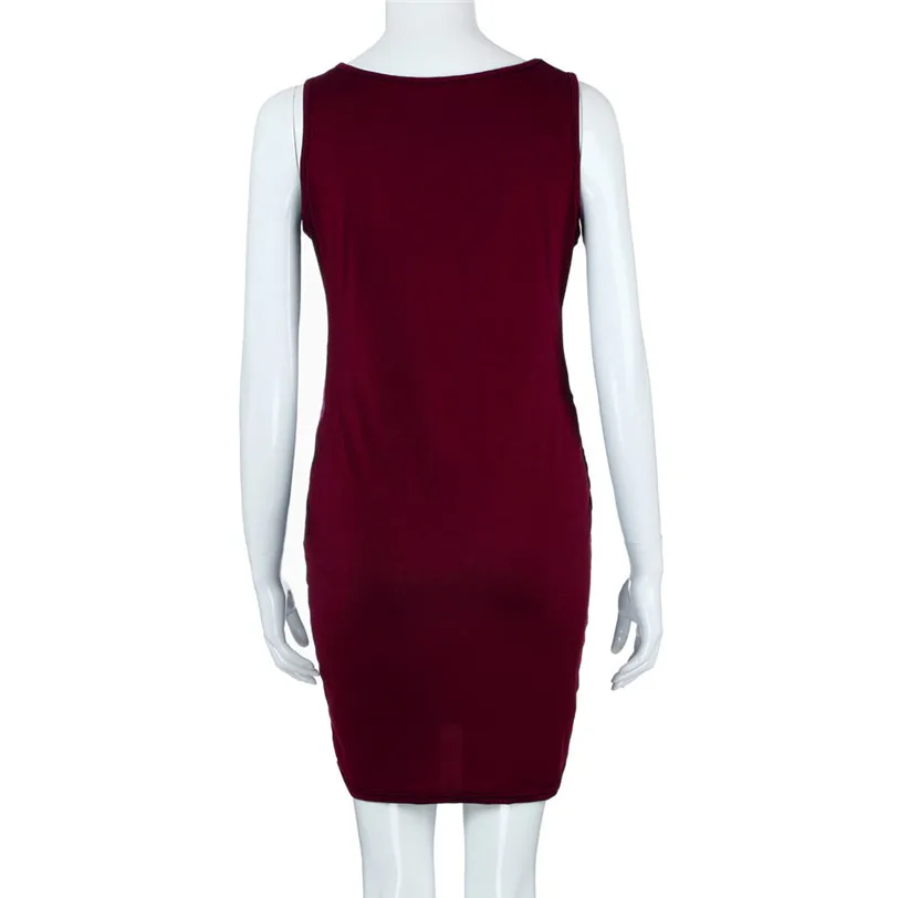 2018 Summer Dress Women Pregnants Bandage Dress Bodycon Robe Femme Mini Black Dress Sleeveless Casual Vestidos Wholesale noAR17 (40)