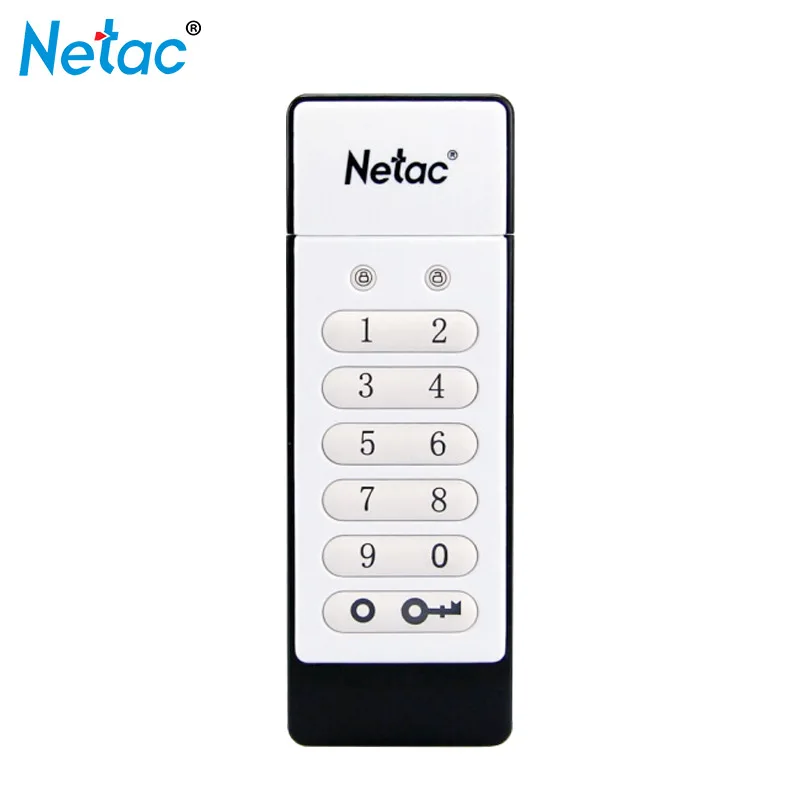 

Netac Keyboard Encrypted USB Flash Drive 16GB 32GB 64GB USB2.0 Hardware Encryption Pendrive White U-SAFE Memory Stick U Disk