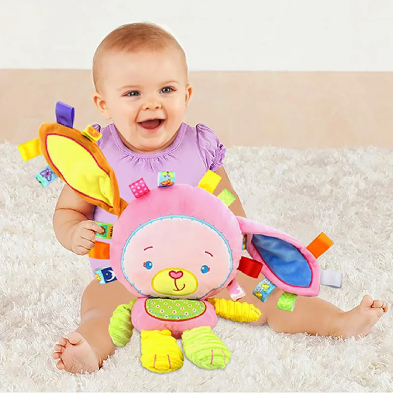 

Cute Baby Toddler Rattles Toys Appease Doll Plush Animal Hand Bells Newborn Boys Girls Toy Elephant/monkey/rabbit Soft Gifts