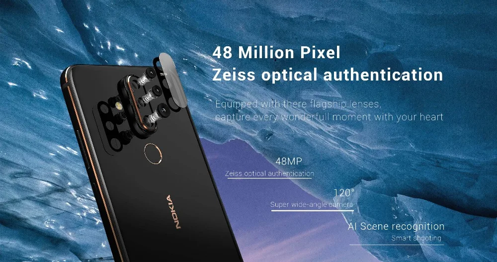 Мобильный телефон Nokia X71, Восьмиядерный процессор Snapdragon 660, 6 ГБ ОЗУ, 6,39 дюймов, Android 9, камера 48 МП, отпечаток пальца, 4G, мобильный телефон