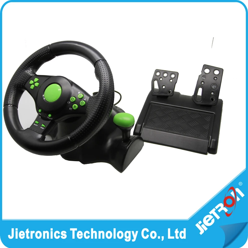 2018 Wired USB Vibration Feedback racing wheel for ps3 Steering Wheel