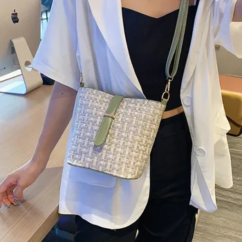 

Women Bags Straw Joker Crossbody Fashion Casual Shoulder Bucket bolsa feminina torebka damska shopper sac main femme woman bag