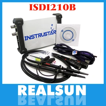 

ISDS210B 4 IN 1 Dual Channel PC USB Portable Digital Oscilloscope + Spectrum Analyzer +DDS +Sweep 40M 100MS/s