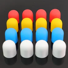 4 Pcs Câmera Zangão Motor Cap Capa capa de silicone Macio de Proteção de Guarda Para DJI Fantasma 3 4 Fantasma 4 pro acessórios