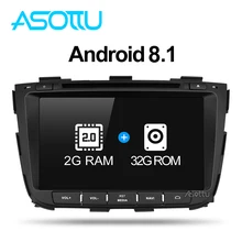 Asottu Z13SLT8060 Android 8.1 gps สำหรับรถยนต์สำหรับ kia Sorento 2013 2014 dvd car dvd gps player 2 din รถสเตอริโอ gps naviigation(China)