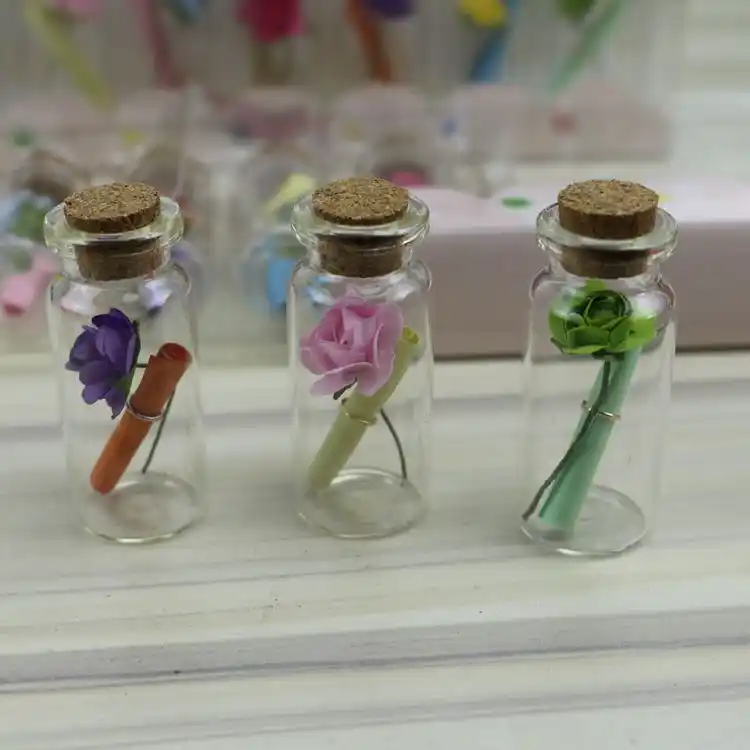 Lindo Vintage arena Drift Bottle Mini tapón de corcho