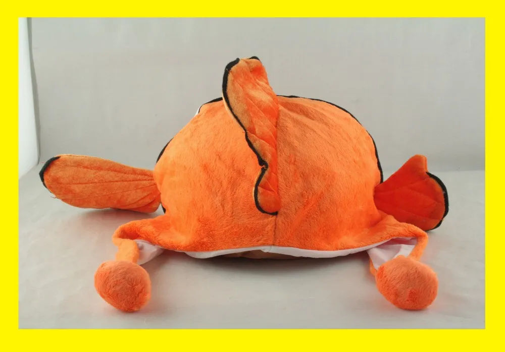 Cartoon Anime Plush Orange Fish Nemo 