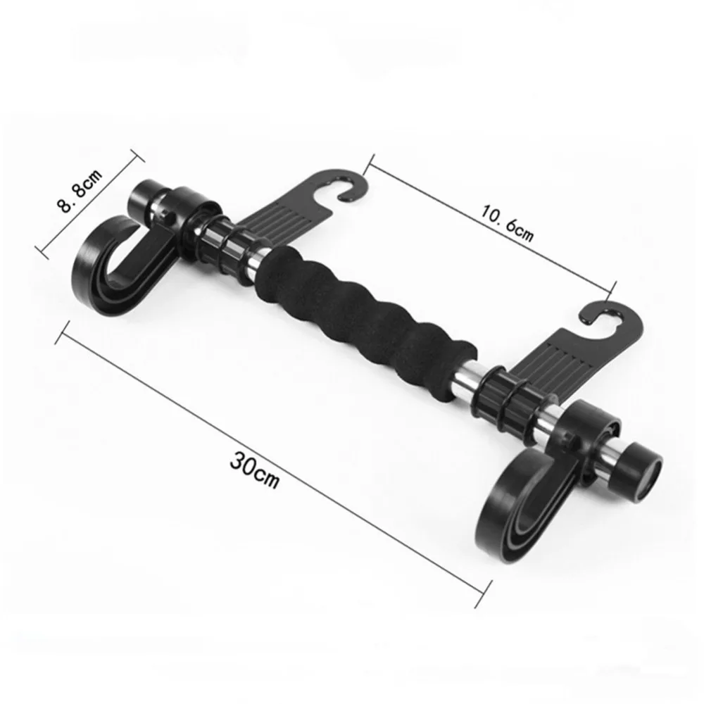 Space Saving Car Back Seat Hook Organizer with Double Hangers Headrest