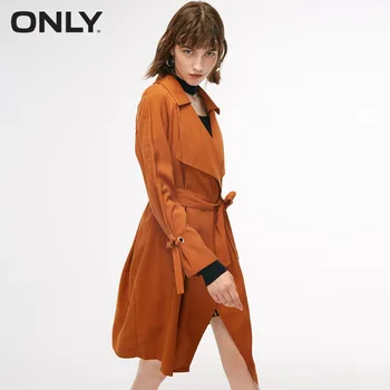 

ONLY Women's autumn new simple loose tie trench coat | 118336525