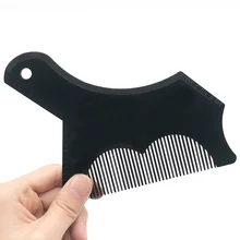1pc Beard Shaping Tool Template for Men Flexible Beard Styling Tool Guide for Shaving Stencil Hair Beard straighten Comb
