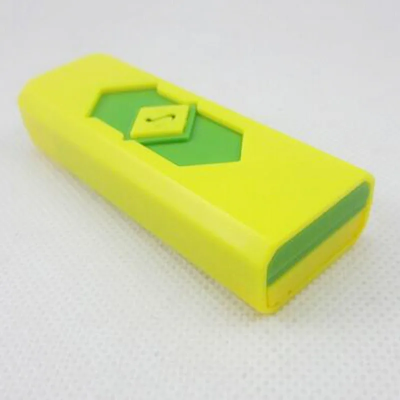 Горячая Распродажа USB Электронная аккумуляторная батарея беспламенная Автомобильная Зажигалка без пламени Зажигалка без газа/топлива Зажигалка 7 цветов