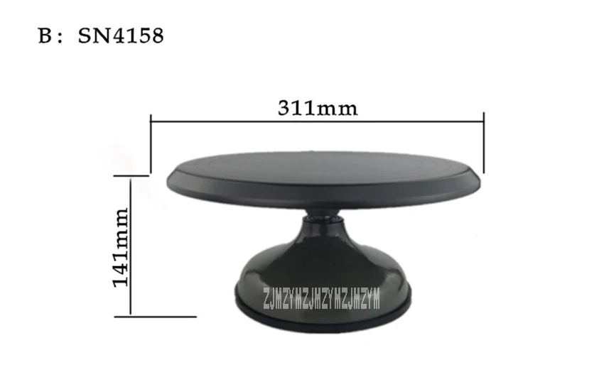 SN4149 DIY торт выпечка формирование инструмент круглая стойка торт проигрыватель вращающийся металлические украшения проигрыватели насадки с узорами
