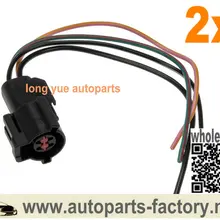 Longyue 2 шт. 4-способ головки цилиндров двигателя разъем датчика температуры косичку чехол для Ford 6"