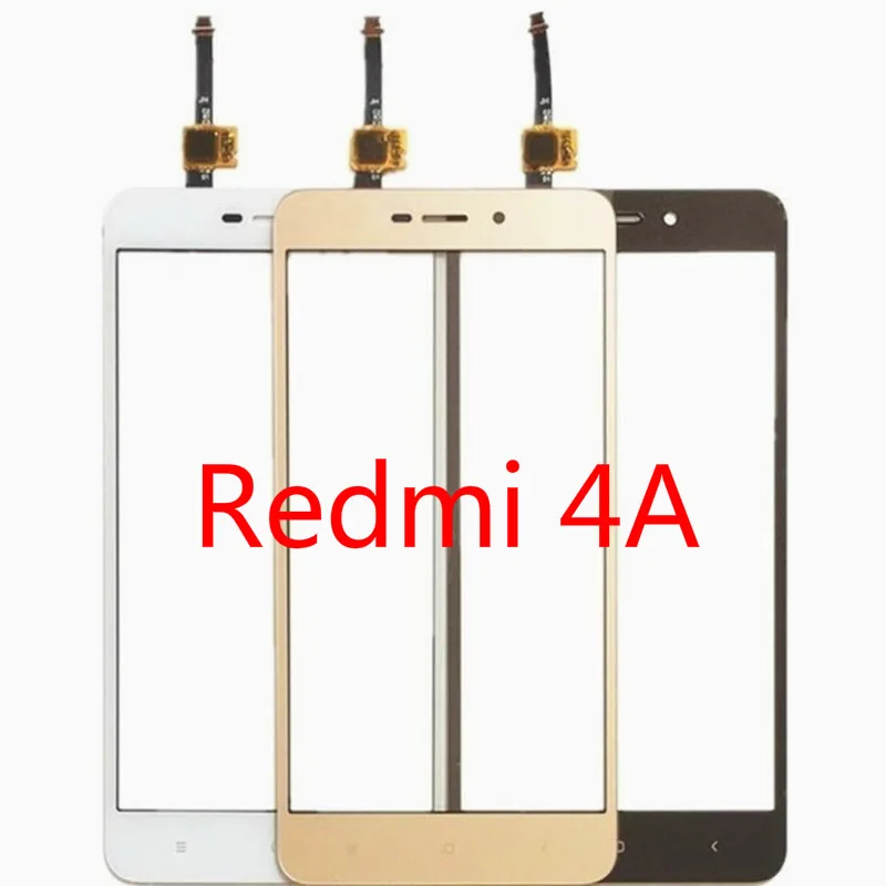 5,0 ''ЖК-дисплей сенсорный экран для Xiaomi Redmi 4 4A сенсорный экран Панель переднее внешнее стекло Датчик дигитайзер 4 а запасные части для телефона