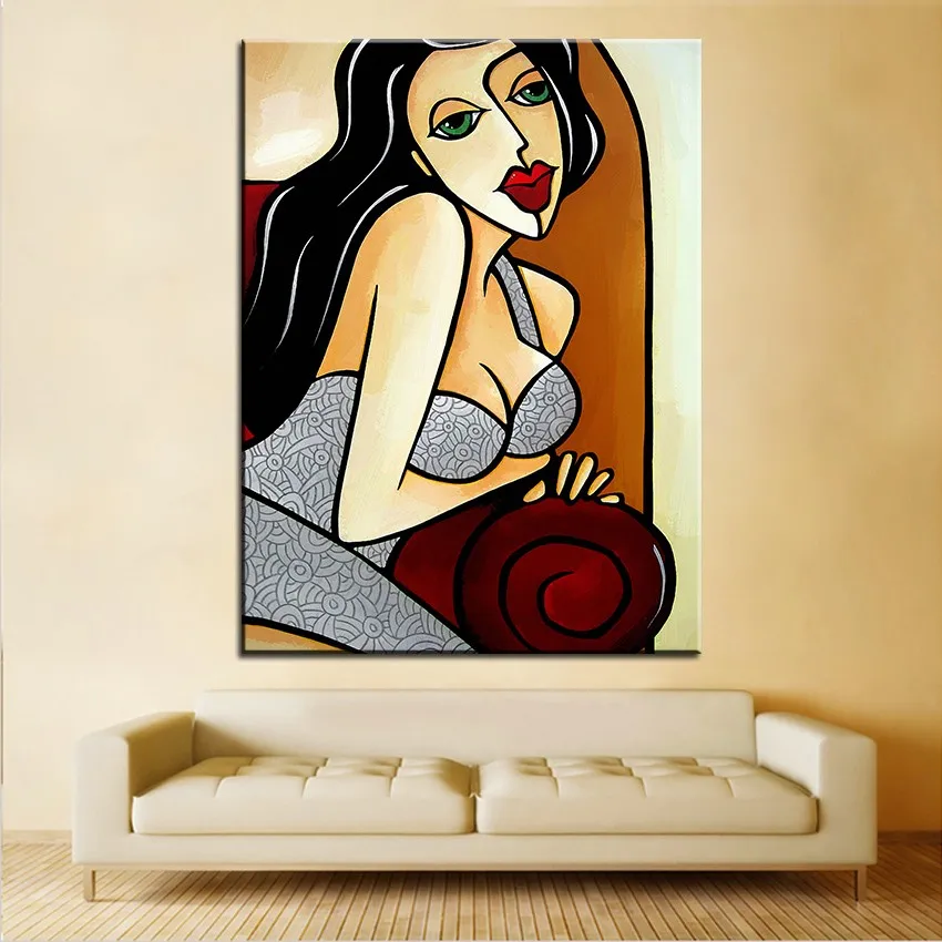 Large Size Printing Oil Painting Eager To Please Wall Painting