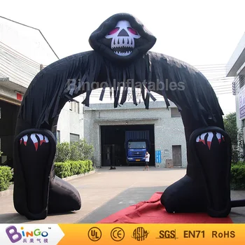 

2017 Newest Disign Inflatable Ghost Arch 5M * 5M Inflatable Amusement Archway for Halloween Decoration with Free Fan Blower toy