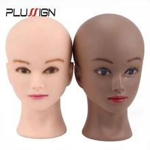 20," вешалка для париков с головой Styrofoam Bald Mannequin голова для создания париков парик шляпа макет для нанесения макияжа головы для макияжа