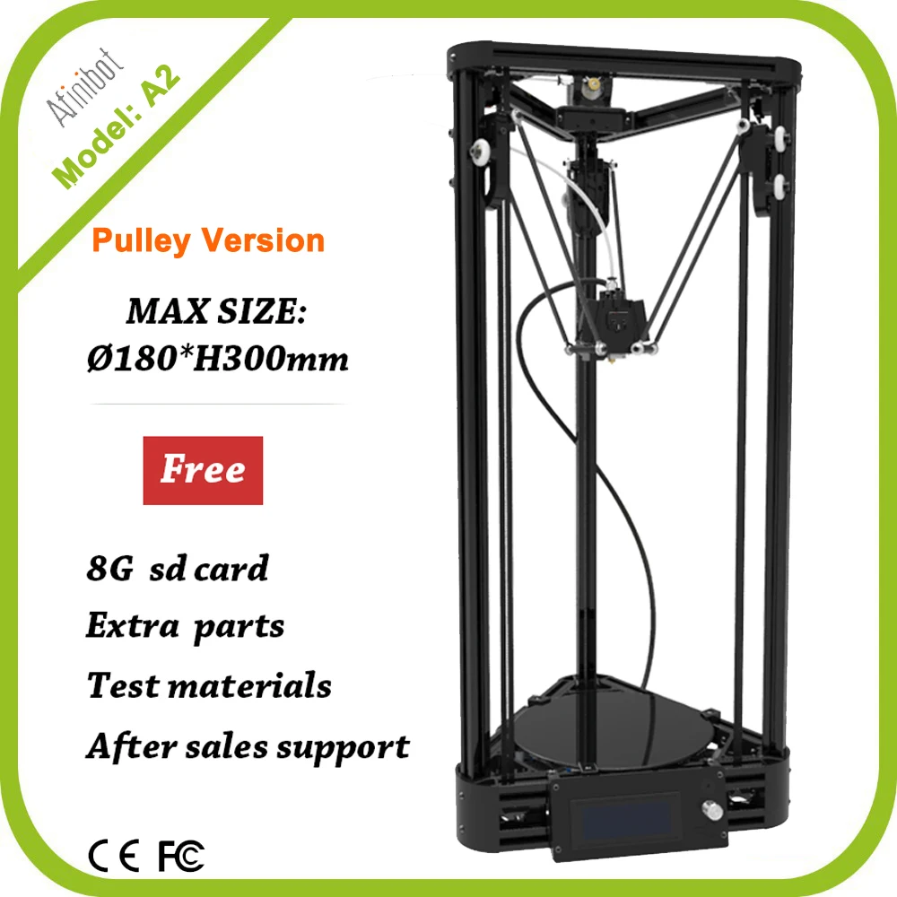 Afinibot A2 kossel delta 3D Printer Pulley Version DIY Kit Auto ... - Afinibot A2 Kossel Delta 3D Printer Pulley Version DIY Kit Auto Leveling Large Printing Size 3D