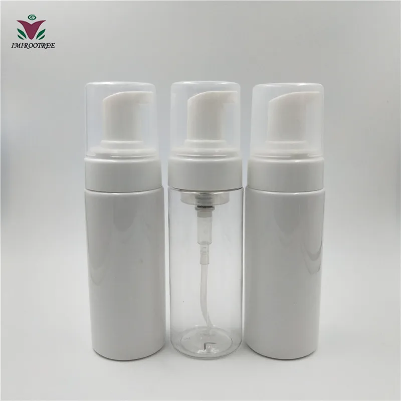 150ML PET Plastic foaming bottle with foaming pump for soap dispenser, cosmetic skincare packaging 24 sets/lot