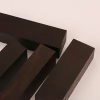 עץ ידית סכין DIY ידית בלקווד אפריקאי חומר חוסם Dalbergia melanoxylon עץ בגדלים שונים (2)