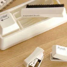 1 шт. Многофункциональный креативный Канцелярский набор, индивидуальная клавиатура, канцелярские принадлежности, набор бумажных клипов, мини-степлер, набор канцелярских принадлежностей