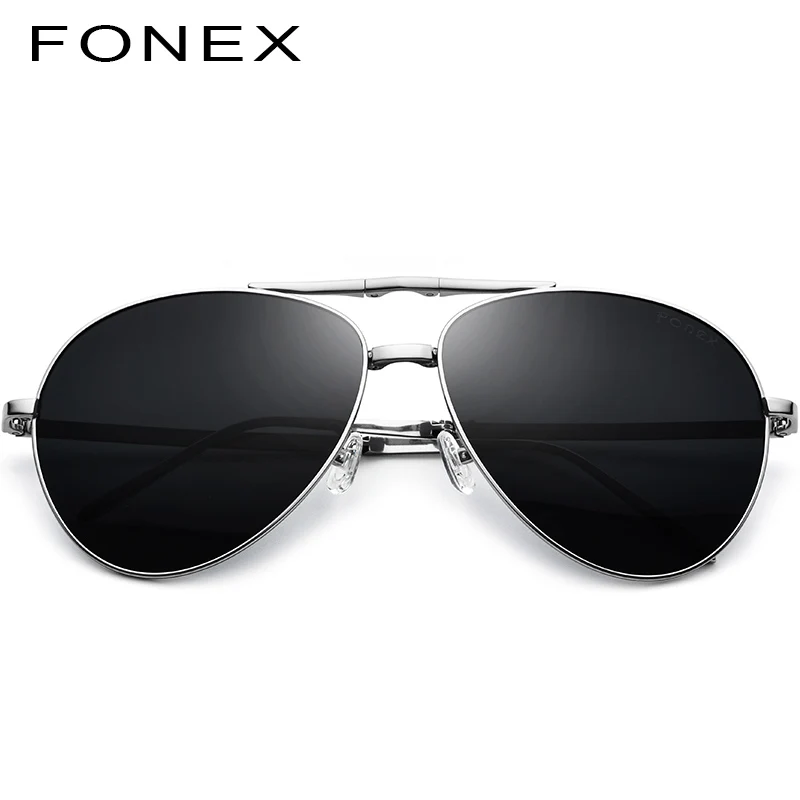 Pure Titanium Polarized Sunglasses Men New Folding Famous Aviation Sun Glasses for Men Aviador High Quality Shades 838