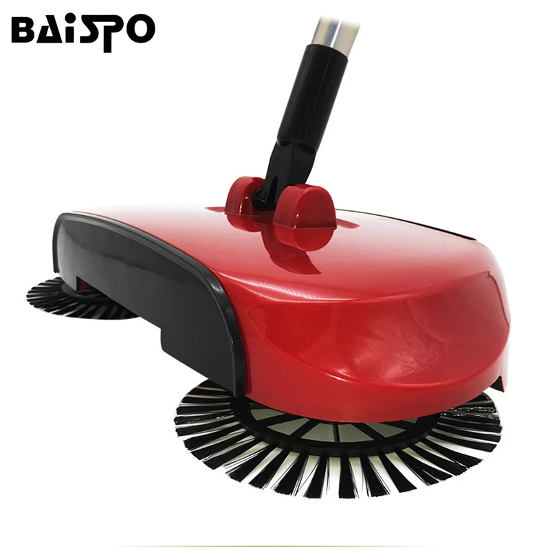 Baratos Acero inoxidable mano empuje barredoras barredora Push tipo mano empuje escoba mágica barredoras recogedor herramientas de limpieza del hogar