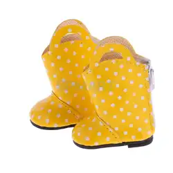 1 пара желтый набор шарфов сапоги и ботинки для девочек 14 дюймов Wellie Wisher куклы 50 мм